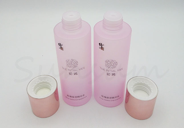 Pink Matte Color Cosmetic PET Plastic Toner Water Bottle