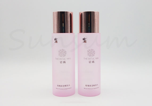 Pink Matte Color Cosmetic PET Plastic Toner Water Bottle