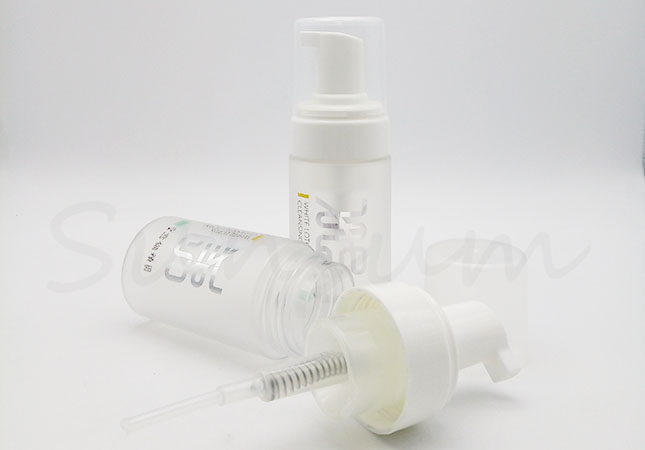 PET Plastic Foam Soap Cosmetic Foam Pump Matte Bottle