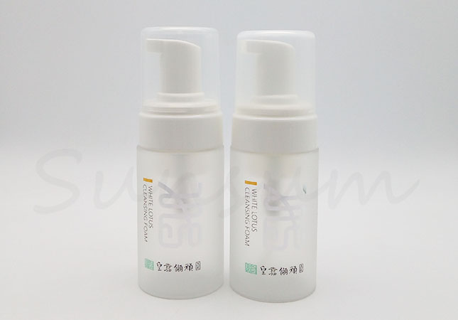 PET Plastic Foam Soap Cosmetic Foam Pump Matte Bottle