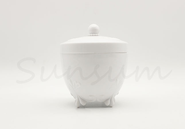 Unique Shape Cosmetic PET Plastic Packaging Cream Jar