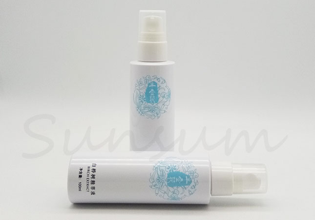 100ml Cosmetic PET Plastic Lotion Pump Mist Spray Bottle with Customized