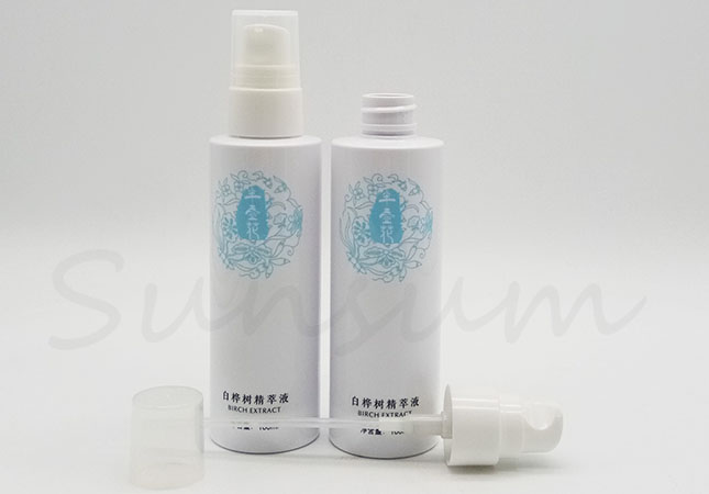 100ml Cosmetic PET Plastic Lotion Pump Mist Spray Bottle with Customized