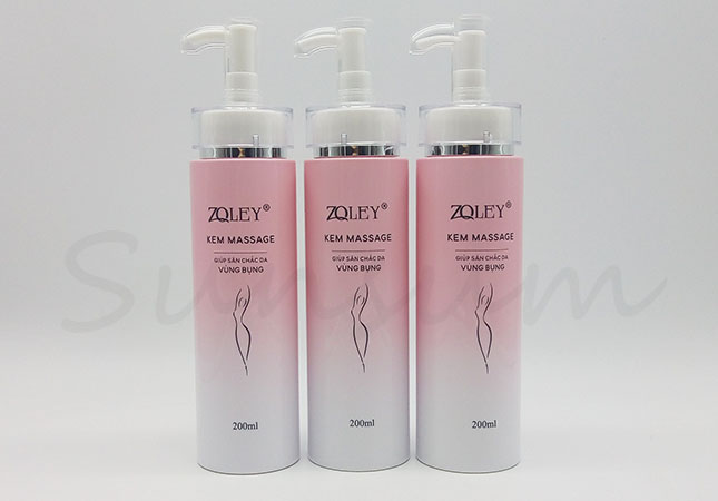 Pink Color Cosmetic Baby Care Bottle 