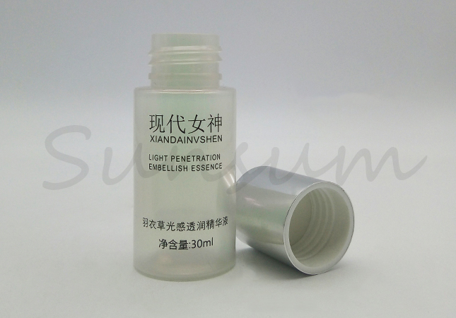 30ml Pearly Lustre PET Plastic Lotion Bottle For Skin care