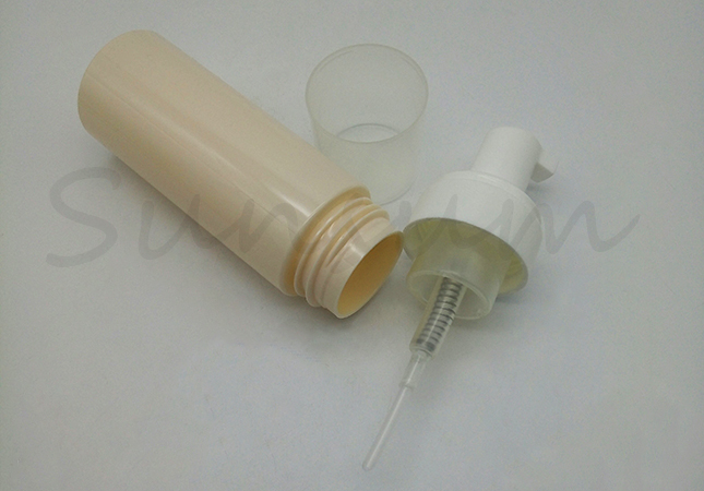 Customized Logo PET Plastic Bottle With Foam Pump For Skin Care