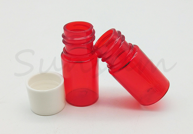 Customized Logo PET Plastic Bottle With Screw Cap For Skin Care