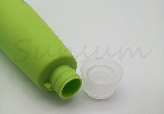 HDPE Customized Shampoo And Shower Gel Bottle With Flip Top Cap