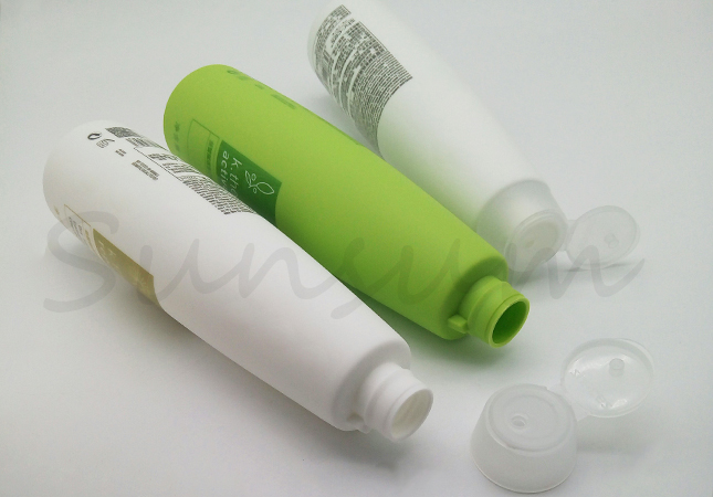 HDPE Customized Shampoo And Shower Gel Bottle With Flip Top Cap