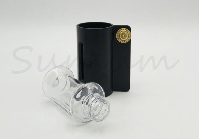 Custom Dropper Clear Thick-Walled Bottle For Skin Care 