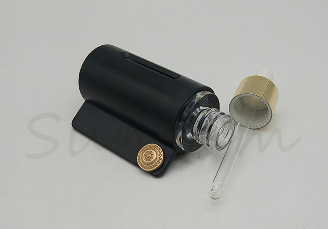 Custom Dropper Clear Thick-Walled Bottle For Skin Care 