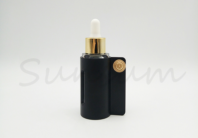 Custom Dropper Clear Thick-Walled Bottle For Skin Care 