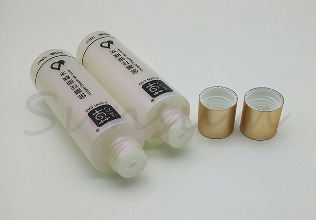120ml Customized PET Plastic Bottle With Screw Cap For Skin Care 