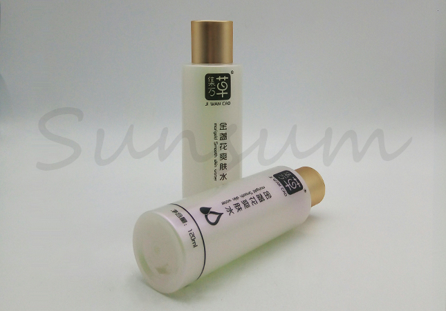 120ml Customized PET Plastic Bottle With Screw Cap For Skin Care 