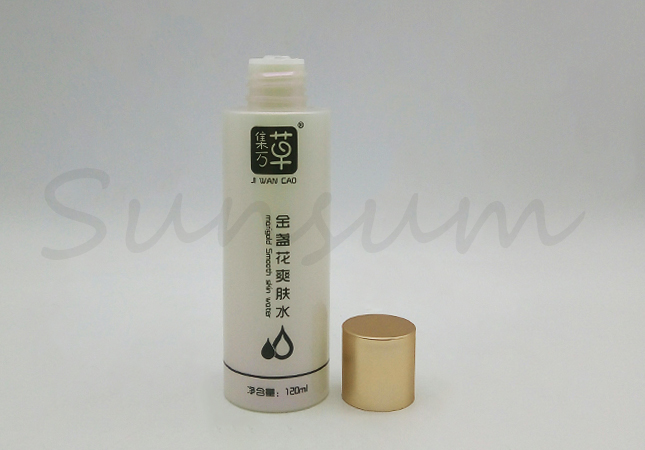 120ml Customized PET Plastic Bottle With Screw Cap For Skin Care 