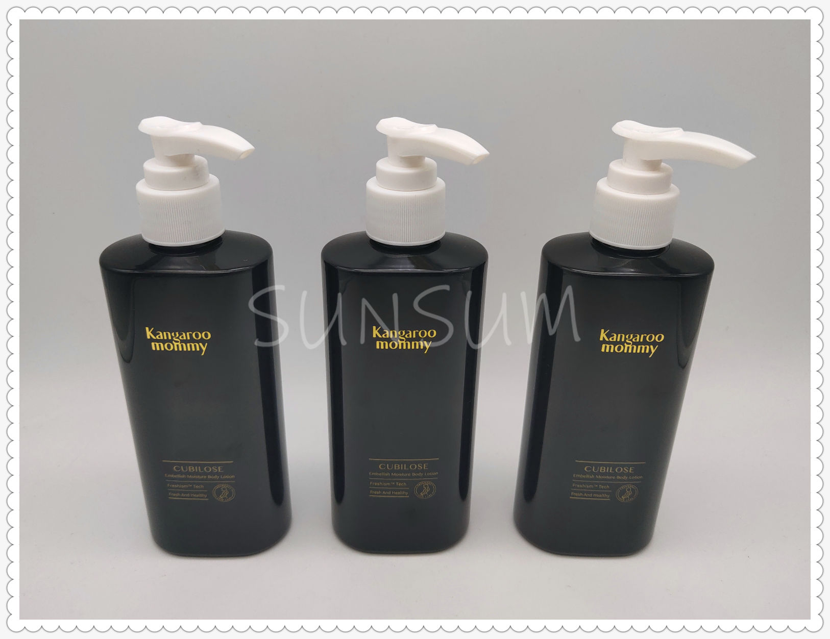 Customized PET Plastic Shampoo Bottle