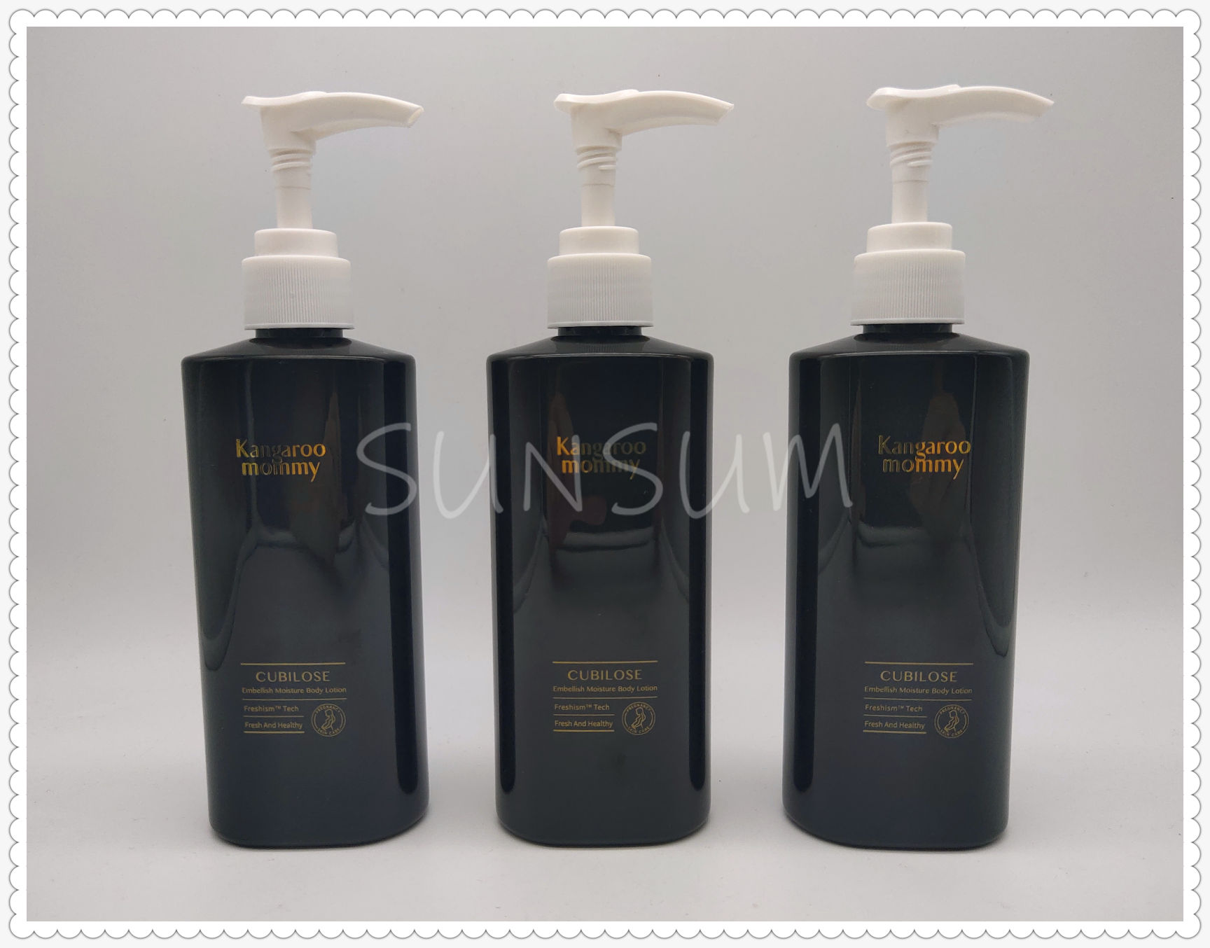 Customized PET Plastic Shampoo Bottle