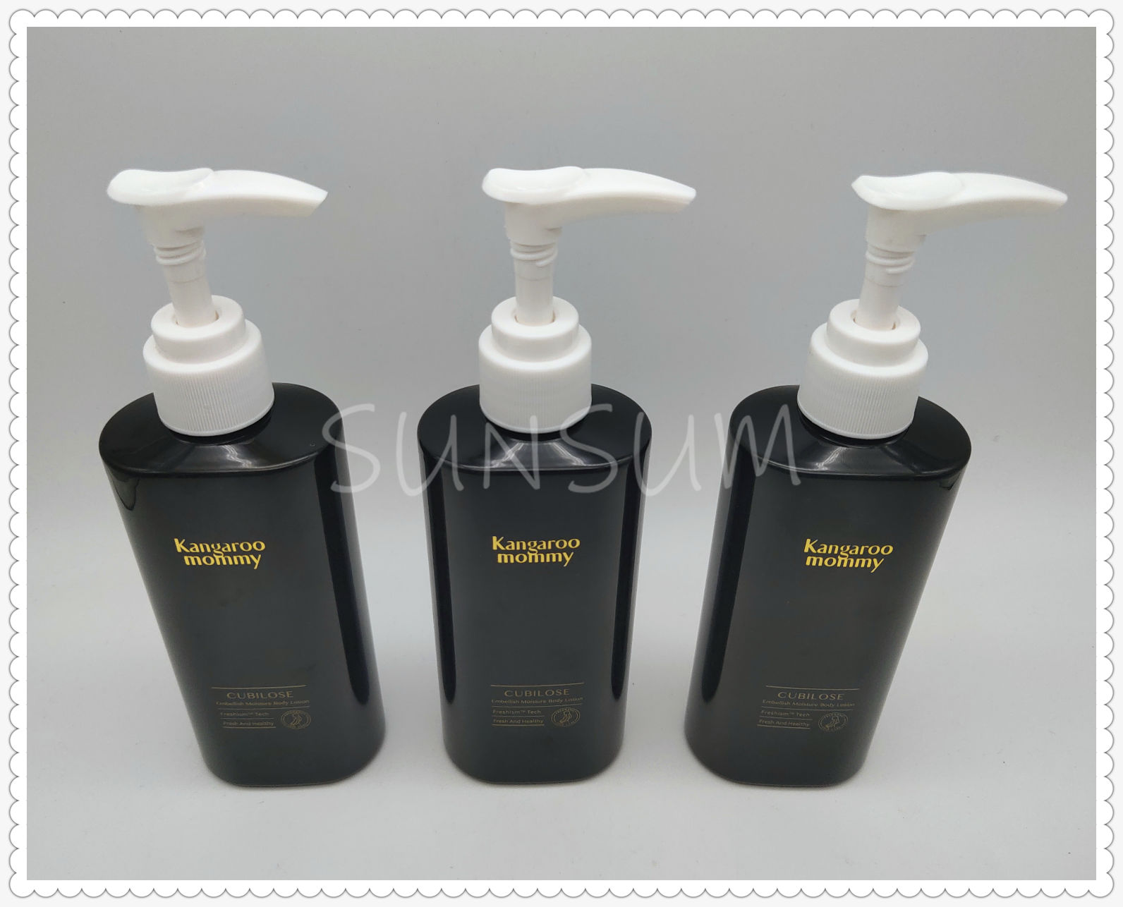 Customized PET Plastic Shampoo Bottle