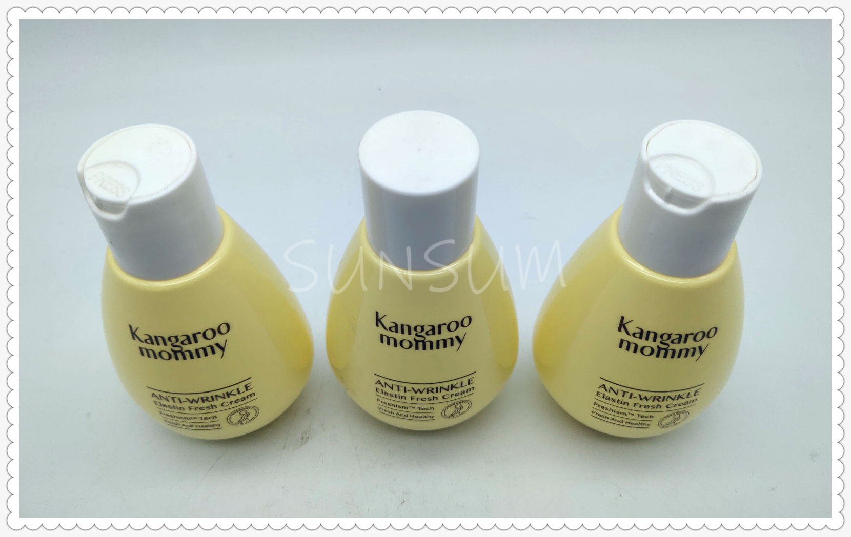 yellow color cute small bottle for baby lotion