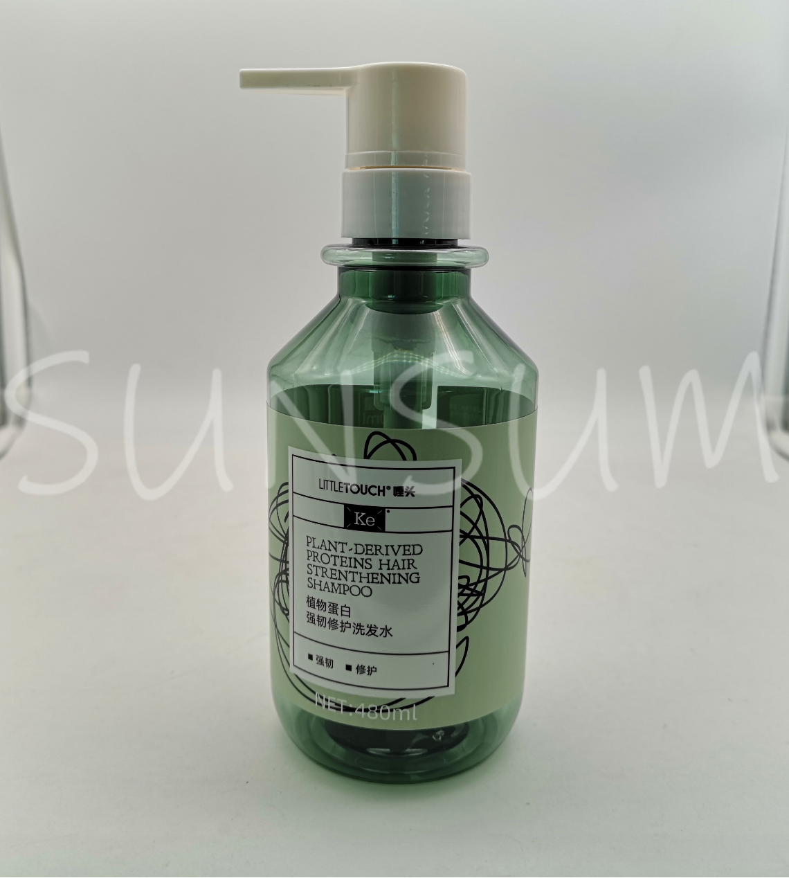 Sunsum high quality 480ml shampoo bottle