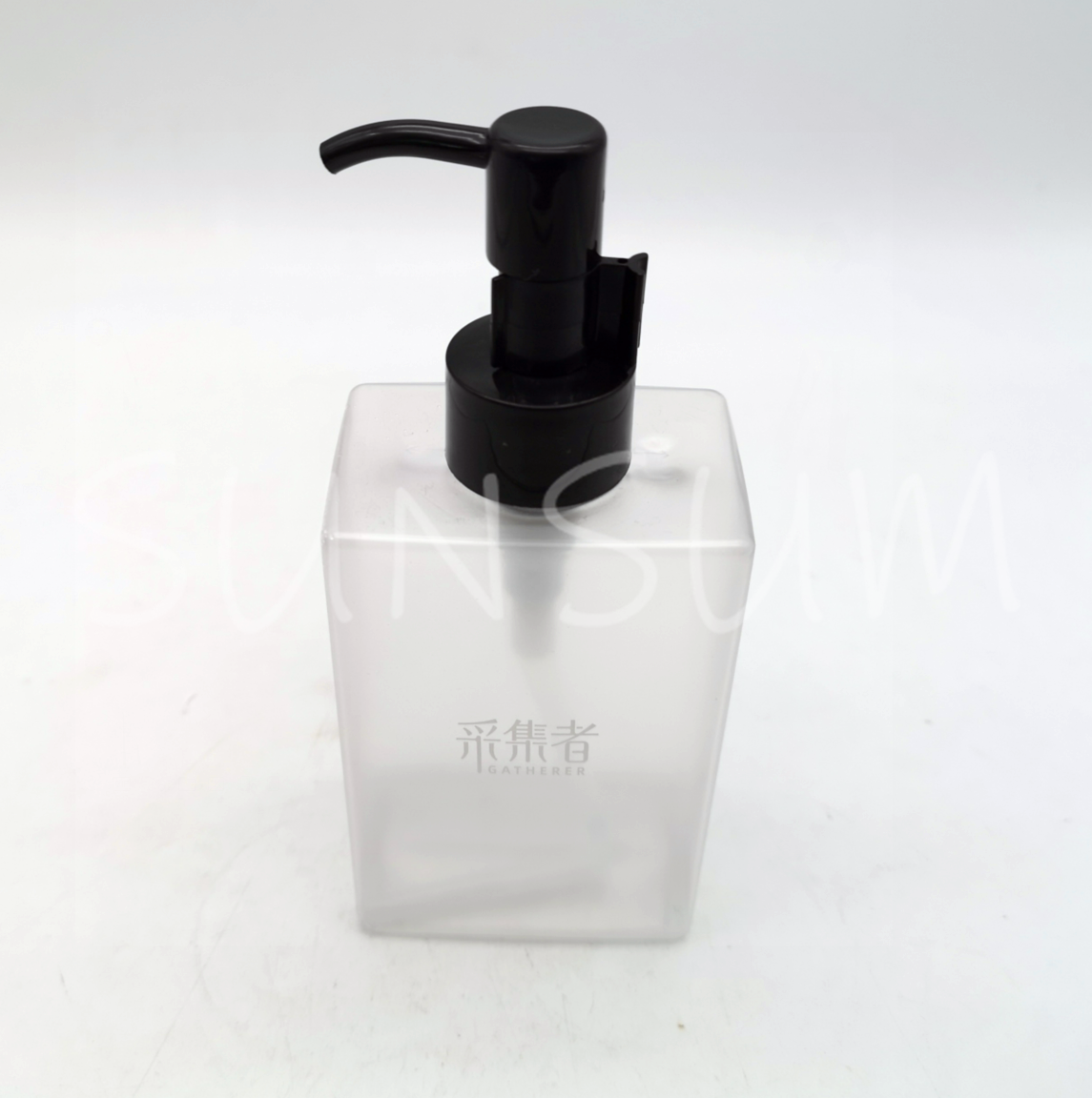 200ml frosted colored cleansing oil bottle