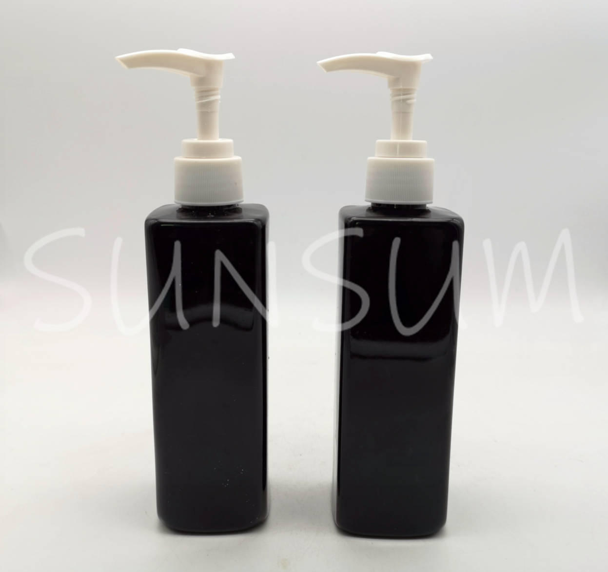 250ml square shampoo bottle
