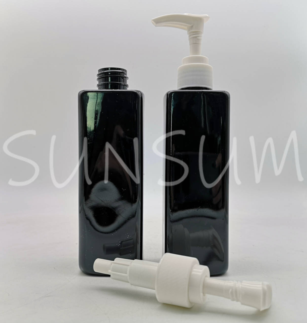 250ml square shampoo bottle