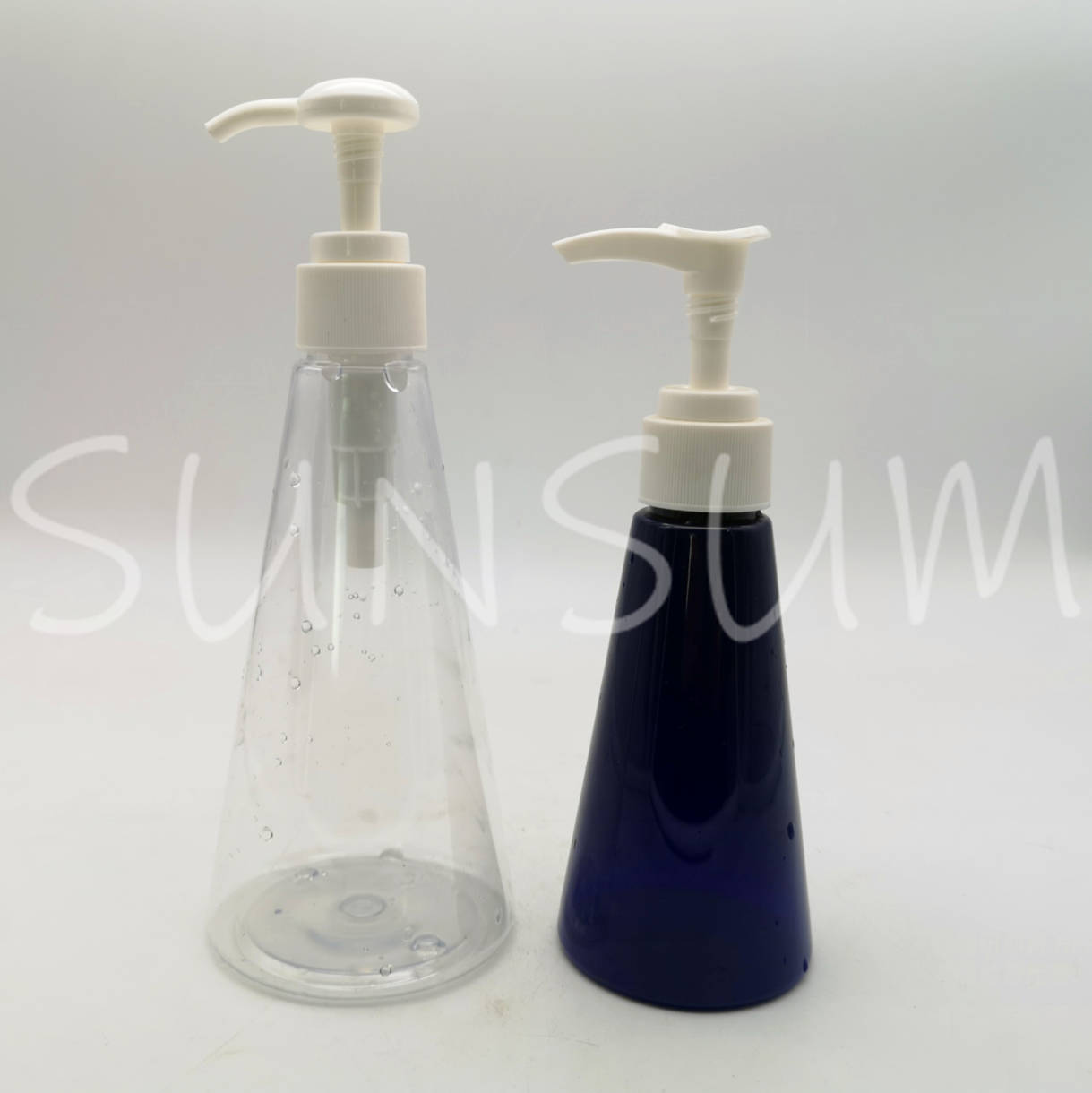 120ml 250ml triangle shape plastic bottle