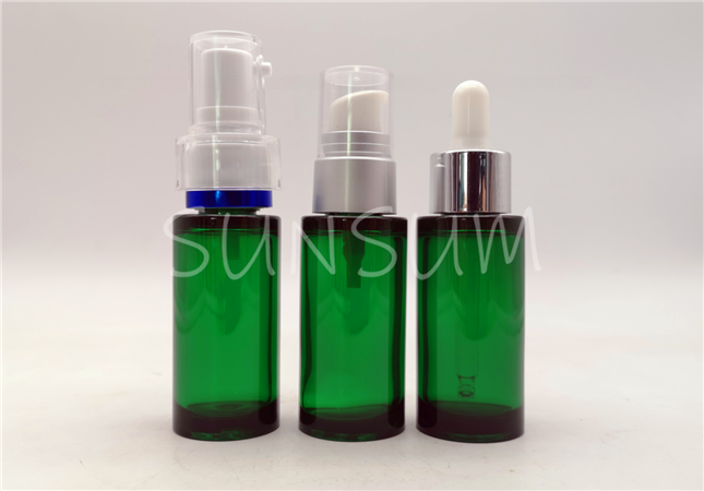 30ml glass view heavy wall high quality transparent dropper serum bottle