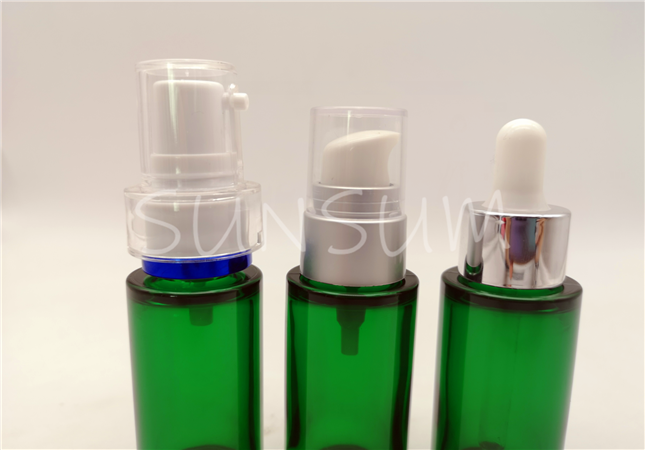 30ml glass view heavy wall high quality transparent dropper serum bottle