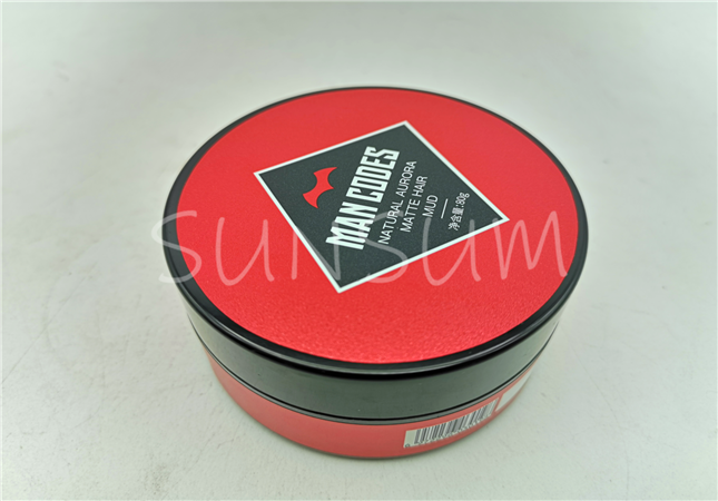 100g low profile PET material labeling wax hair care jar