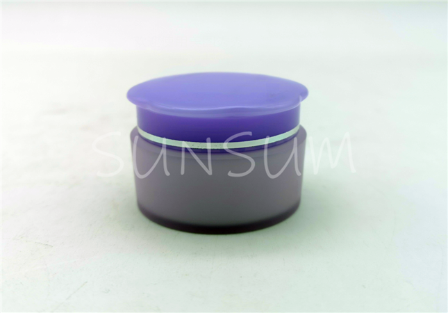 5g matt purple sliver ring cap tester eye cream jar