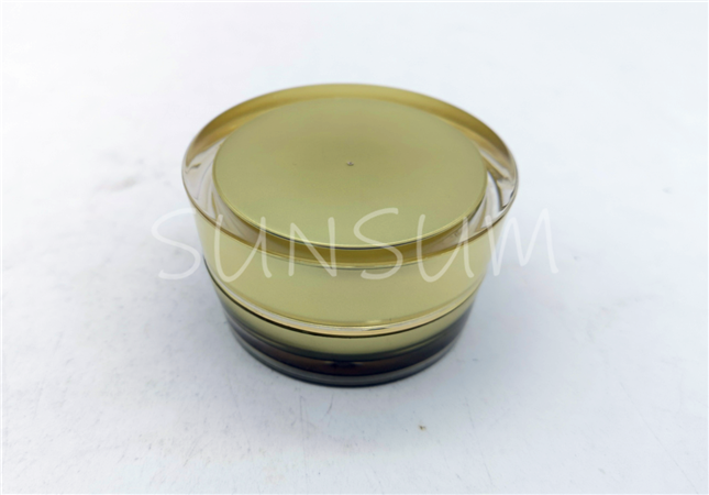 15g metal coating gold ring hydra serum acrylic jar