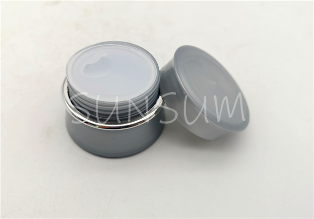 5g sliver color injection molding eye cream PP material jar