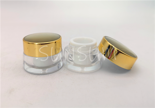5g mini size double wall eye serum acrylic jar