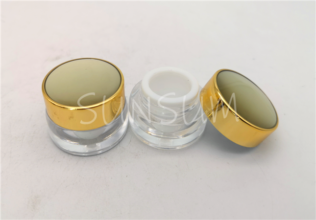 5g mini size double wall eye serum acrylic jar