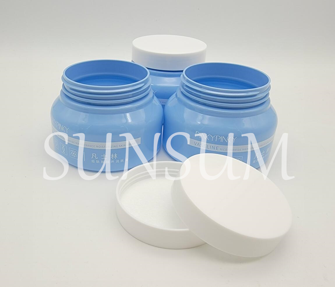 New Design 250g Sceen Print Hair Body Scrub Cream Plastic Pet Recycled Container