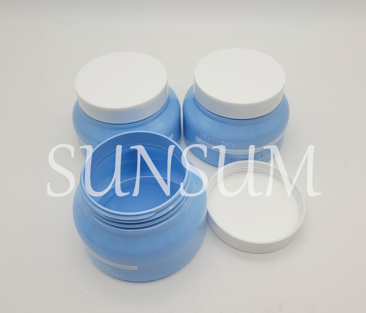 New Design 250g Sceen Print Hair Body Scrub Cream Plastic Pet Recycled Container